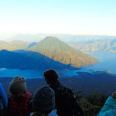 Volcan Toliman view on Lake Atitlan